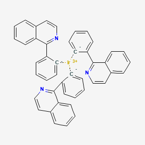 molecular formula C45H33IrN3 B1655868 Tris[1-phenylisoquinoline-C2,N]iridium(III) CAS No. 435293-93-9