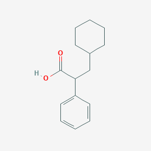 B1655870 3-Cyclohexyl-2-phenylpropanoic acid CAS No. 4361-39-1