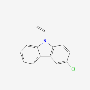 B1655874 9H-Carbazole, 3-chloro-9-ethenyl- CAS No. 4377-60-0
