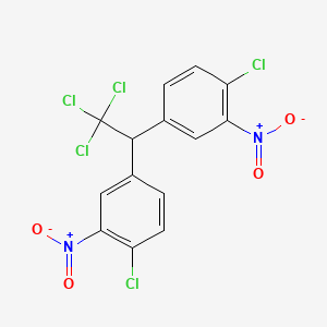 B1655879 1-Chloro-2-nitro-4-[2,2,2-trichloro-1-(4-chloro-3-nitrophenyl)ethyl]benzene CAS No. 4399-07-9