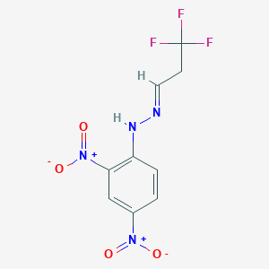 1-(2,4-Dinitrophenyl)-2-(3,3,3-trifluoropropylidene)hydrazine