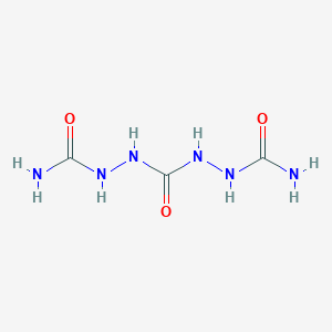 molecular formula C3H8N6O3 B1655904 2-{[2-(Aminocarbonyl)hydrazino]carbonyl}hydrazine-1-carboxamide CAS No. 4468-90-0