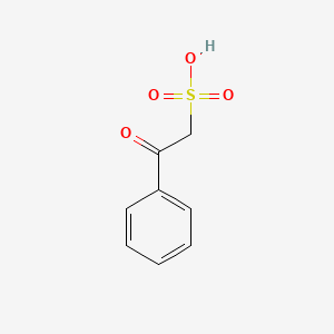 molecular formula C8H8O4S B1655910 2-Oxo-2-phenylethanesulfonic acid CAS No. 4496-92-8