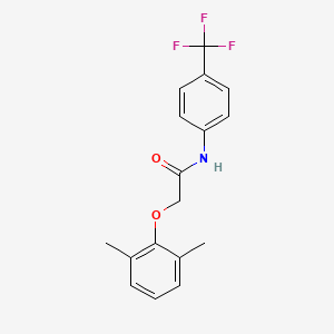 molecular formula C17H16F3NO2 B1655911 2-(2,6-dimethylphenoxy)-N-[4-(trifluoromethyl)phenyl]acetamide CAS No. 4499-88-1