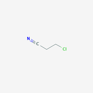 molecular formula C3H4ClN B165592 3-氯丙腈 CAS No. 542-76-7
