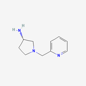 (3S)-1-(pyridin-2-ylmethyl)pyrrolidin-3-amine