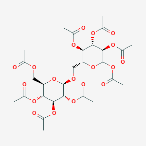 molecular formula C28H38O19 B1655940 β-龙胆四糖八乙酸酯 CAS No. 4613-78-9