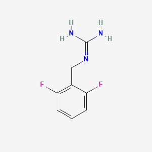 molecular formula C8H9F2N3 B1655941 N''-[(2,6-Difluorophenyl)methyl]guanidine CAS No. 46167-97-9