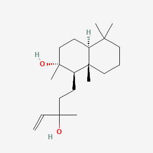molecular formula C20H36O2 B1655947 13-Episclareol CAS No. 4630-08-4