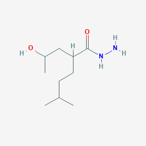 molecular formula C10H22N2O2 B1655949 2-(2-Hydroxypropyl)-5-methylhexanehydrazide CAS No. 4634-34-8