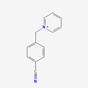 molecular formula C13H11N2+ B1655956 1-[(4-Cyanophenyl)methyl]pyridin-1-ium CAS No. 46441-10-5