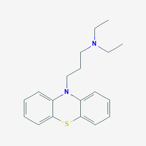 molecular formula C19H24N2S B1655966 10-(3-(Diethylamino)propyl)phenothiazine CAS No. 47205-14-1