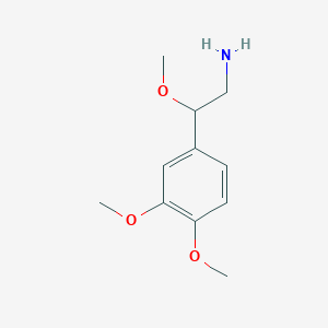 molecular formula C11H17NO3 B1655967 2,3,4-Trimethoxyphenylethylamine CAS No. 4722-08-1