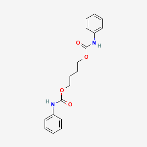 molecular formula C18H20N2O4 B1655976 Butane-1,4-diyl bis(phenylcarbamate) CAS No. 47375-66-6