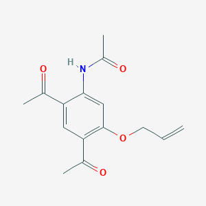 N-(2,4-diacetyl-5-prop-2-enoxyphenyl)acetamide