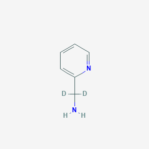 molecular formula C6H8N2 B1655996 Dideuterio(pyridin-2-yl)methanamine CAS No. 475502-21-7