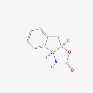 molecular formula C10H9NO2 B165600 (3aS-cis)-(-)-3,3a,8,8a-四氢-2H-茚并[1,2-d]噁唑-2-酮 CAS No. 135969-64-1