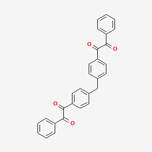 molecular formula C29H20O4 B1656009 1-(4-(4-(Oxo(phenyl)acetyl)benzyl)phenyl)-2-phenyl-1,2-ethanedione CAS No. 47732-44-5