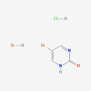 molecular formula C4H5Br2ClN2O B1656014 5-Bromopyrimidin-2-ol hydrobromide hydrochloride CAS No. 477709-63-0