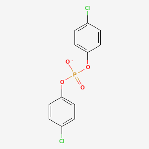 molecular formula C12H8Cl2O4P- B1656022 Bis(4-chlorophenyl) phosphate CAS No. 4795-31-7