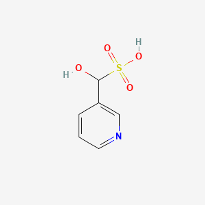 molecular formula C6H7NO4S B1656027 alpha-Hydroxypyridine-3-methanesulphonic acid CAS No. 4812-14-0