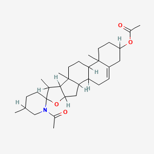 molecular formula C31H47NO4 B1656032 茄啶-N,O-二乙酸酯 CAS No. 4860-15-5