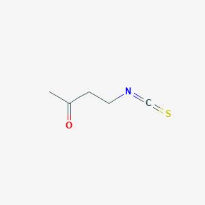 molecular formula C5H7NOS B1656034 4-异硫氰酸基丁-2-酮 CAS No. 4868-43-3