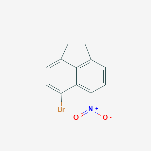 molecular formula C12H8BrNO2 B1656039 5-Bromo-6-nitro-1,2-dihydroacenaphthylene CAS No. 4889-63-8