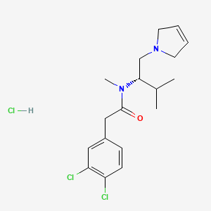 molecular formula C18H25Cl3N2O B1656044 LPK-26-Hydrochlorid CAS No. 492451-07-7