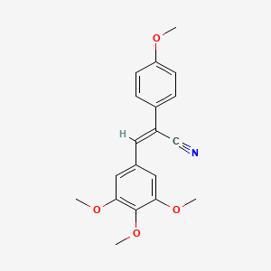 2-(4-Methoxyphenyl)-3-(3,4,5-trimethoxyphenyl)acrylonitrile