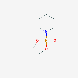 molecular formula C9H20NO3P B1656061 Piperidinophosphonic acid diethyl ester CAS No. 4972-36-5
