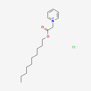 molecular formula C17H28ClNO2 B1656069 1-[2-(Decyloxy)-2-oxoethyl]pyridin-1-ium chloride CAS No. 4987-82-0