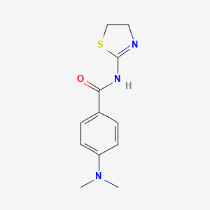 N-(4,5-dihydro-1,3-thiazol-2-yl)-4-(dimethylamino)benzamide