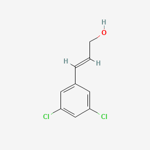 molecular formula C9H8Cl2O B1656083 3,5-Dichlorocinnamyl alcohol CAS No. 501922-07-2
