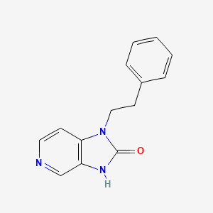 molecular formula C14H13N3O B1656107 1-(2-Phenylethyl)-1,3-dihydro-2H-imidazo[4,5-c]pyridin-2-one CAS No. 50449-65-5