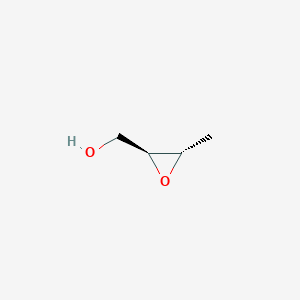 molecular formula C4H8O2 B1656110 Oxiranemethanol, 3-methyl-, (2S,3S)- CAS No. 50468-21-8