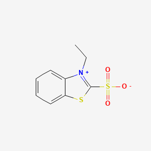 molecular formula C9H9NO3S2 B1656132 Benzothiazolium, 3-ethyl-2-sulfo-, inner salt CAS No. 50818-84-3