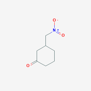 molecular formula C7H11NO3 B1656135 3-(Nitromethyl)cyclohexanone CAS No. 50870-56-9