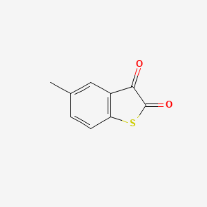 molecular formula C9H6O2S B1656137 5-Methyl-1-benzothiophene-2,3-dione CAS No. 50891-89-9