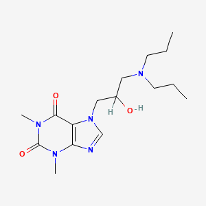 B1656139 7-(3-(Dipropylamino)-2-hydroxypropyl)theophylline CAS No. 5096-26-4