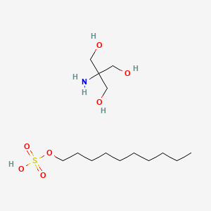 molecular formula C14H33NO7S B1656142 Lauryl sulfate tris salt CAS No. 50996-85-5