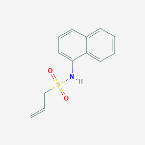 molecular formula C13H13NO2S B1656146 N-naphthalen-1-ylprop-2-ene-1-sulfonamide CAS No. 5103-84-4