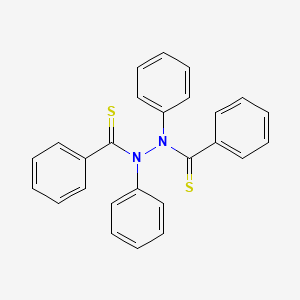 molecular formula C26H20N2S2 B1656150 N'-(benzenecarbonothioyl)-N,N'-diphenylbenzenecarbothiohydrazide CAS No. 5108-00-9