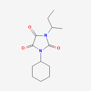 1-(Butan-2-yl)-3-cyclohexylimidazolidine-2,4,5-trione