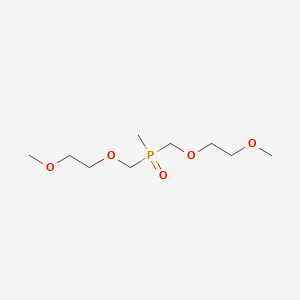B1656169 1-Methoxy-2-[[2-methoxyethoxymethyl(methyl)phosphoryl]methoxy]ethane CAS No. 5116-15-4