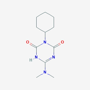3-Cyclohexyl-6-(dimethylamino)-1,3,5-triazine-2,4(1H,3H)-dione
