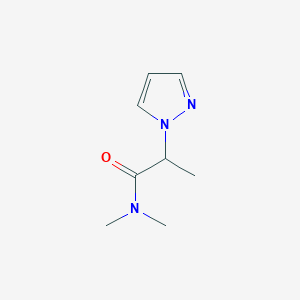 N,N-dimethyl-2-(1H-pyrazol-1-yl)propanamide