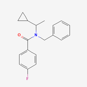 N-Benzyl-N-(1-cyclopropylethyl)-4-fluoro-benzamide
