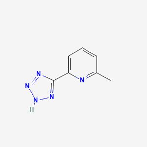 molecular formula C7H7N5 B1656201 2-methyl-6-(2H-tetrazol-5-yl)pyridine CAS No. 51449-85-5