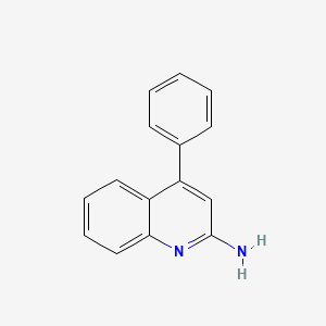 molecular formula C15H12N2 B1656205 4-Phenylquinolin-2-amine CAS No. 51478-42-3